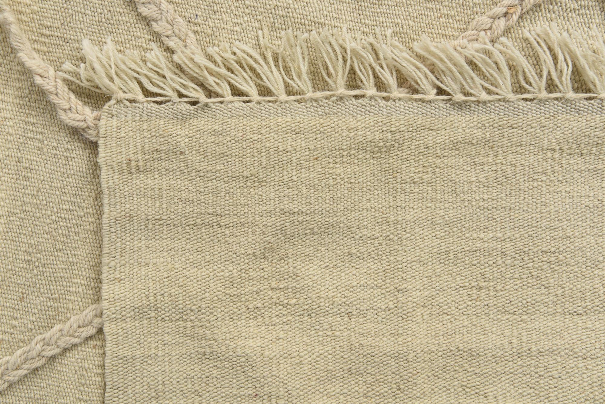 3' 3 x 4' 10 Hand Knotted Moroccan Wool Rug