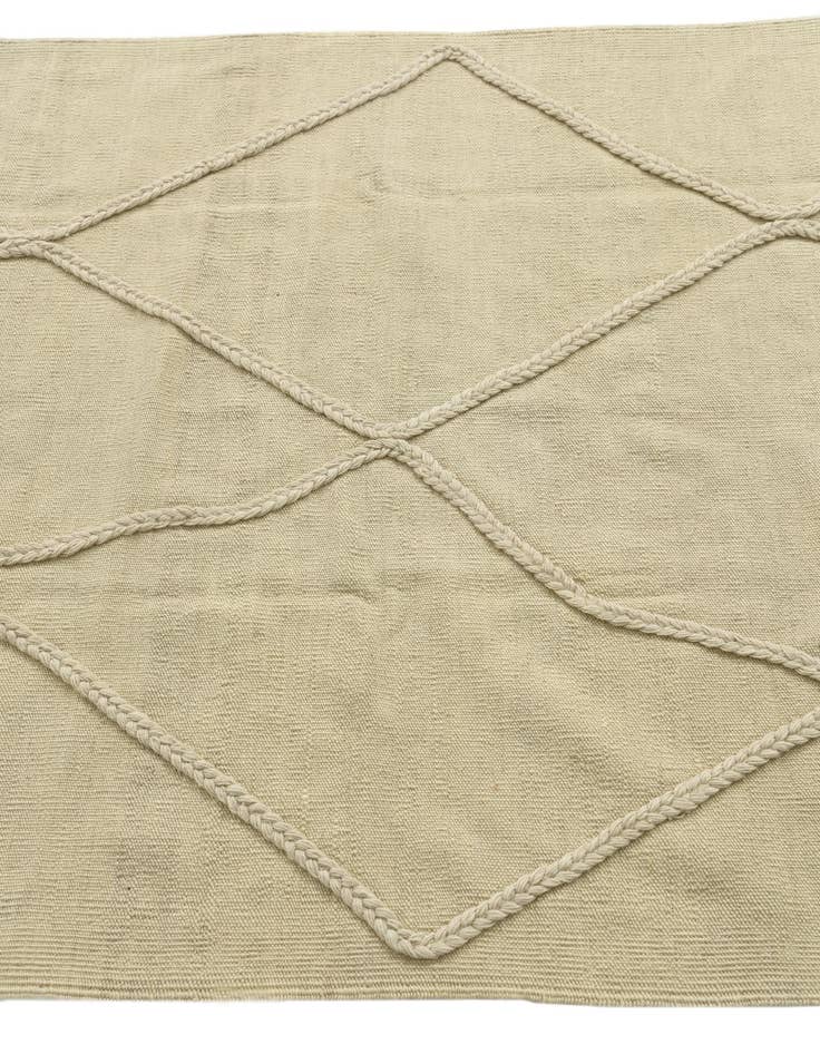 Detail image of 3' 6 x 4' 9  Hand Knotted Moroccan Wool Rug