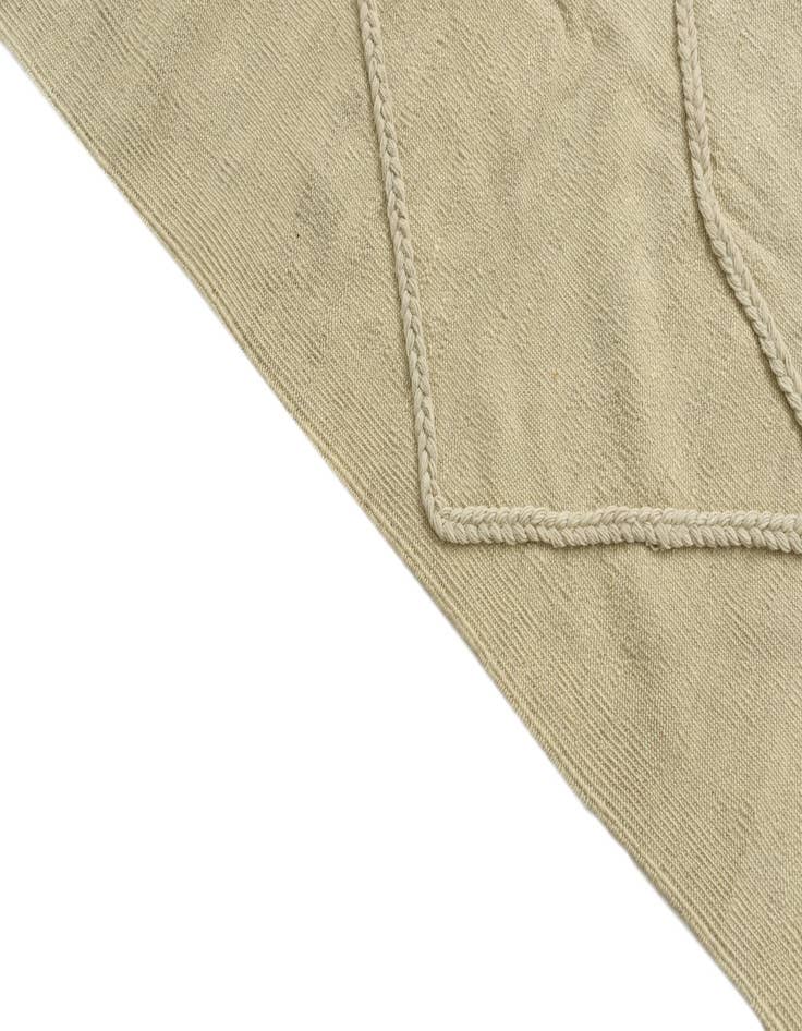 Detail image of 3' 6 x 4' 9  Hand Knotted Moroccan Wool Rug