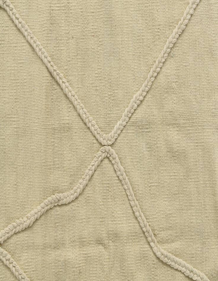 Detail image of 3' 6 x 4' 9  Hand Knotted Moroccan Wool Rug