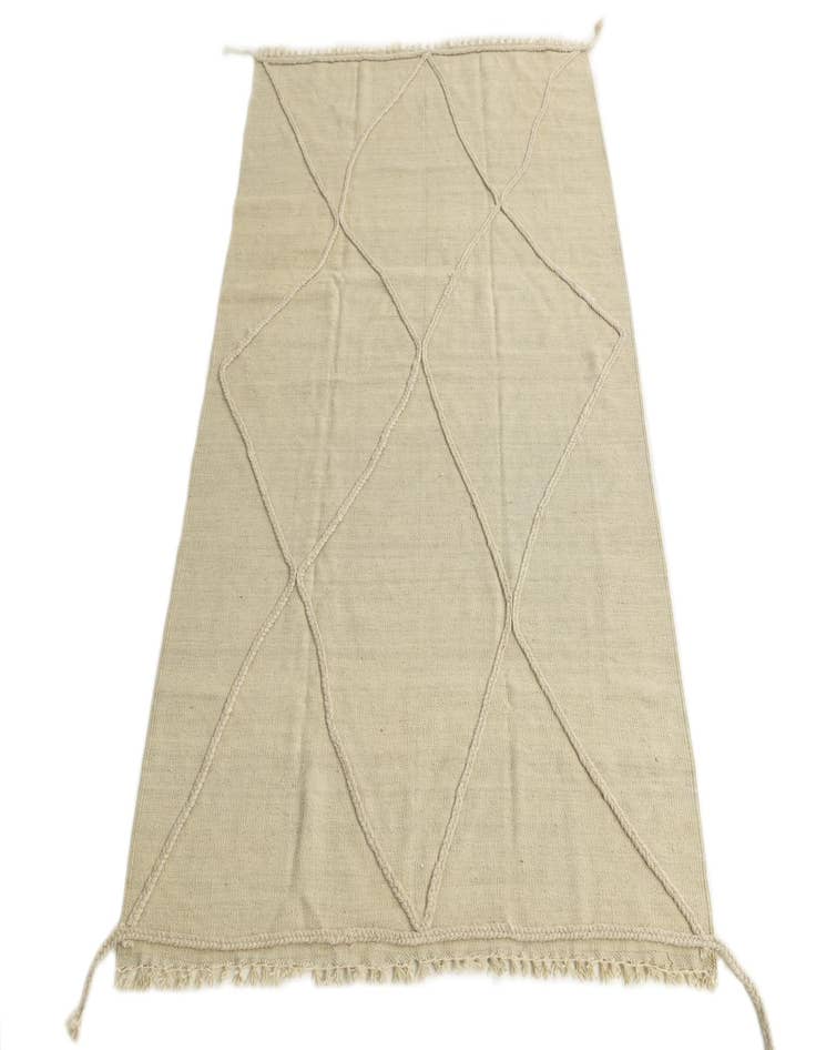 Detail image of 4' x 6'  Hand Knotted Moroccan Wool Rug