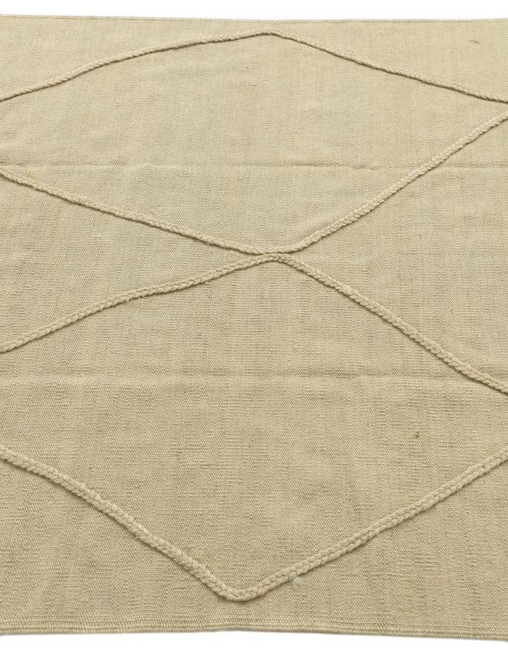 Detail image of 4' 1 x 6'  Hand Knotted Moroccan Wool Rug