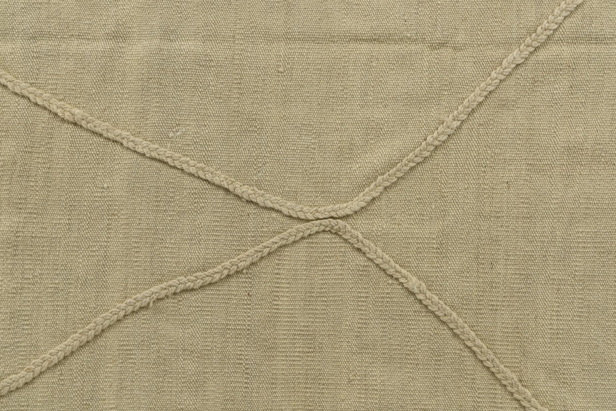 4' 1 x 6' Hand Knotted Moroccan Wool Rug
