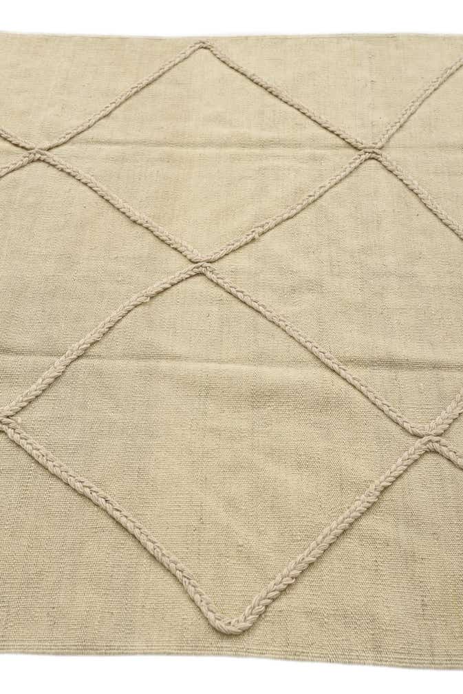 4' 1 x 6' Hand Knotted Moroccan Wool Rug