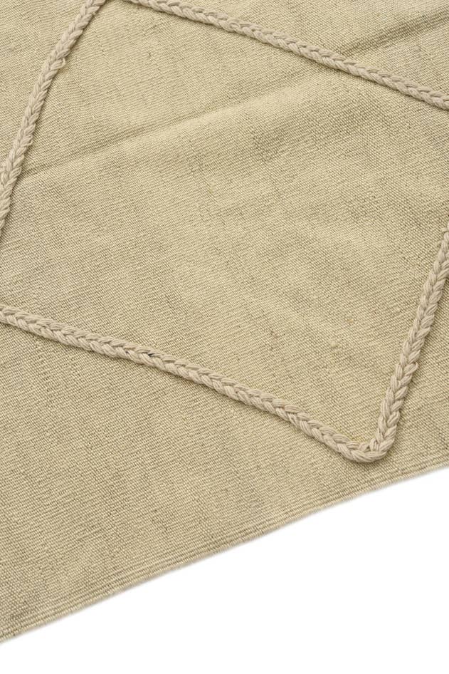 Detail image of 4' 1 x 6' Hand Knotted Moroccan Wool Rug