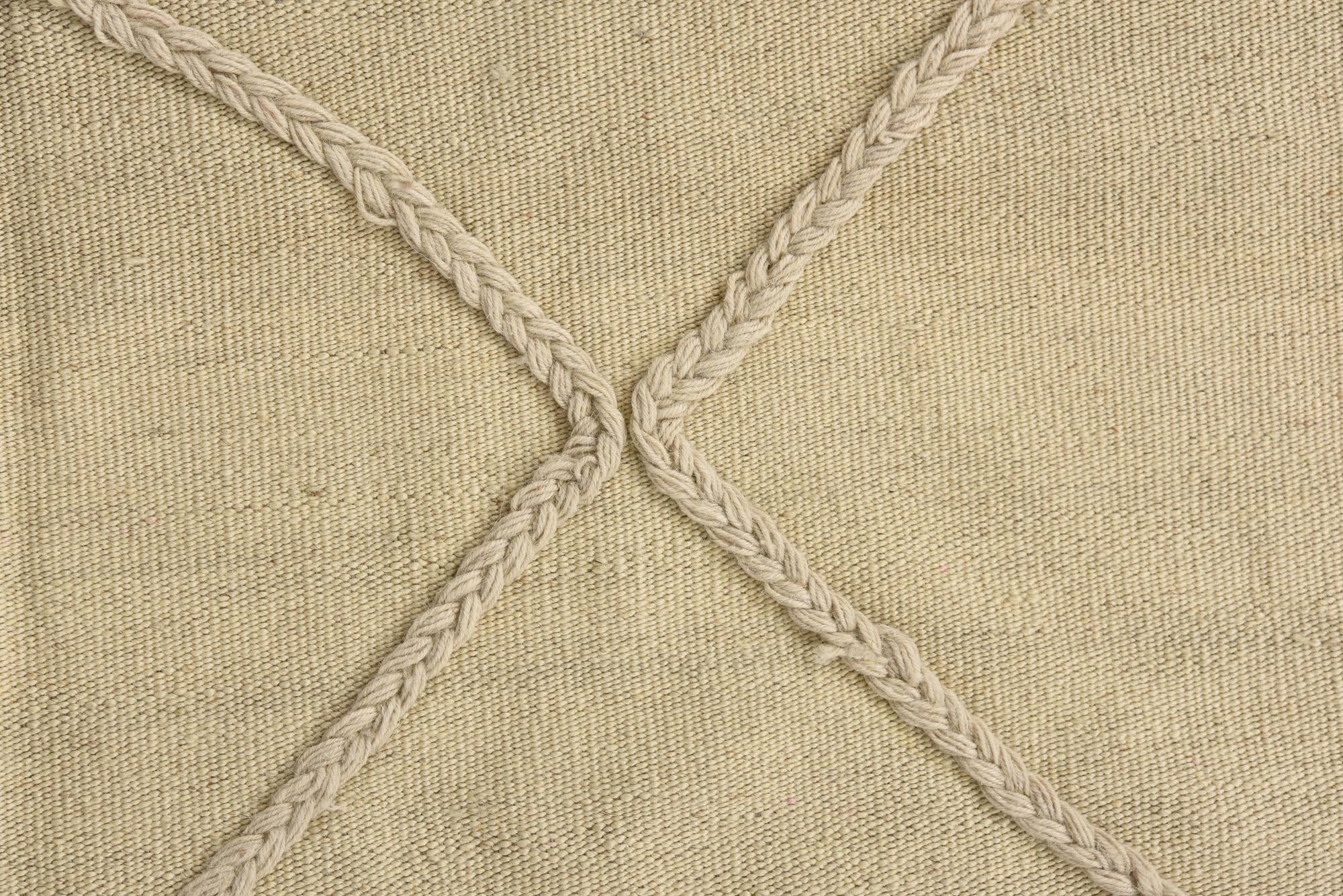 4' 1 x 6' Hand Knotted Moroccan Wool Rug