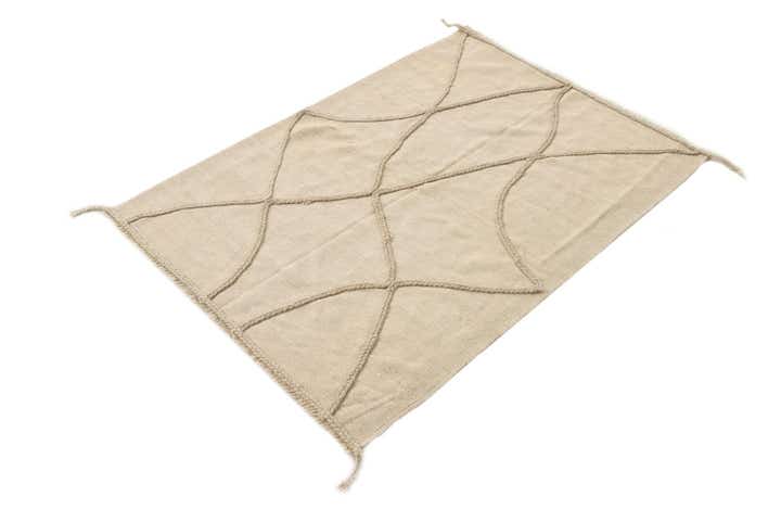 3' 3 x 4' 7 Hand Knotted Moroccan Wool Rug