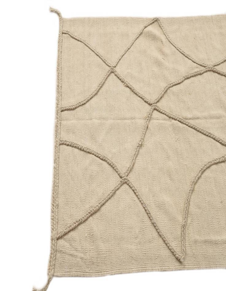 Detail image of 3' 3 x 4' 7  Hand Knotted Moroccan Wool Rug