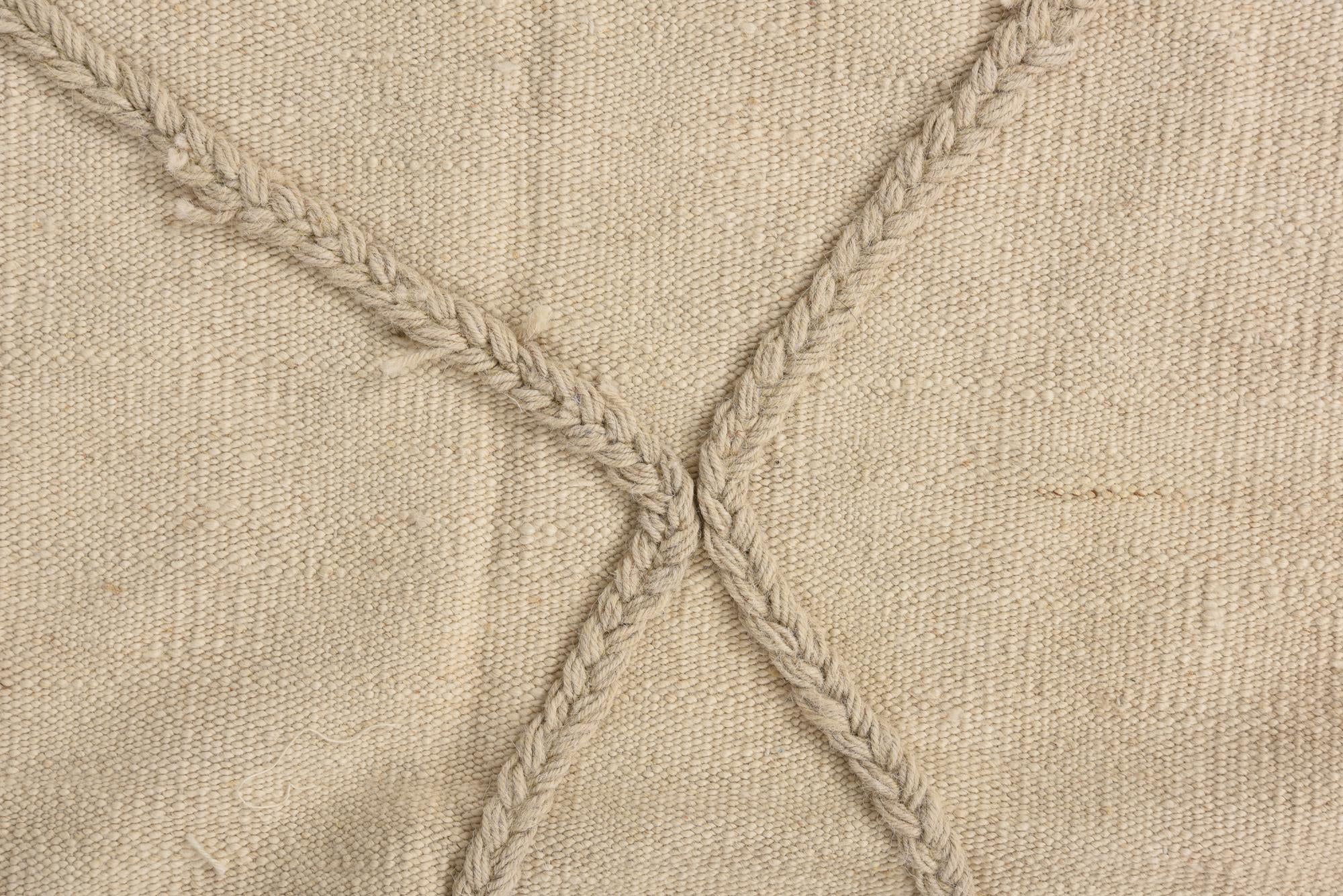 3' 3 x 4' 7 Hand Knotted Moroccan Wool Rug