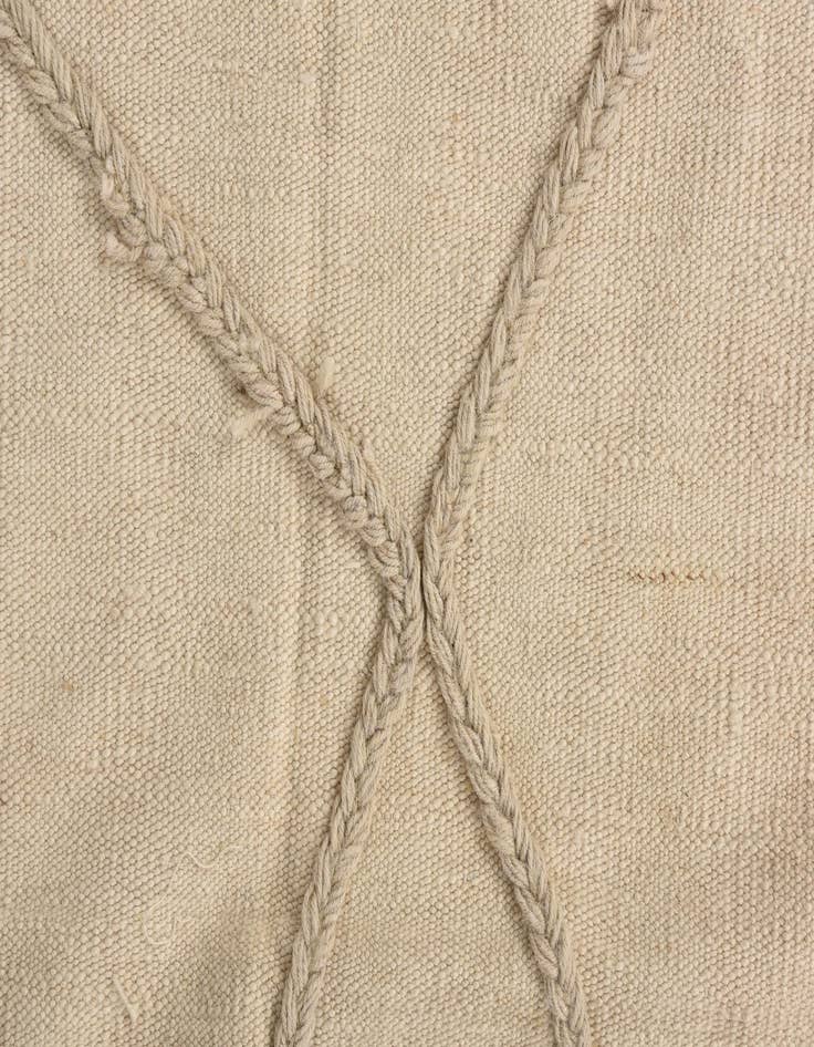 Detail image of 3' 3 x 4' 7  Hand Knotted Moroccan Wool Rug