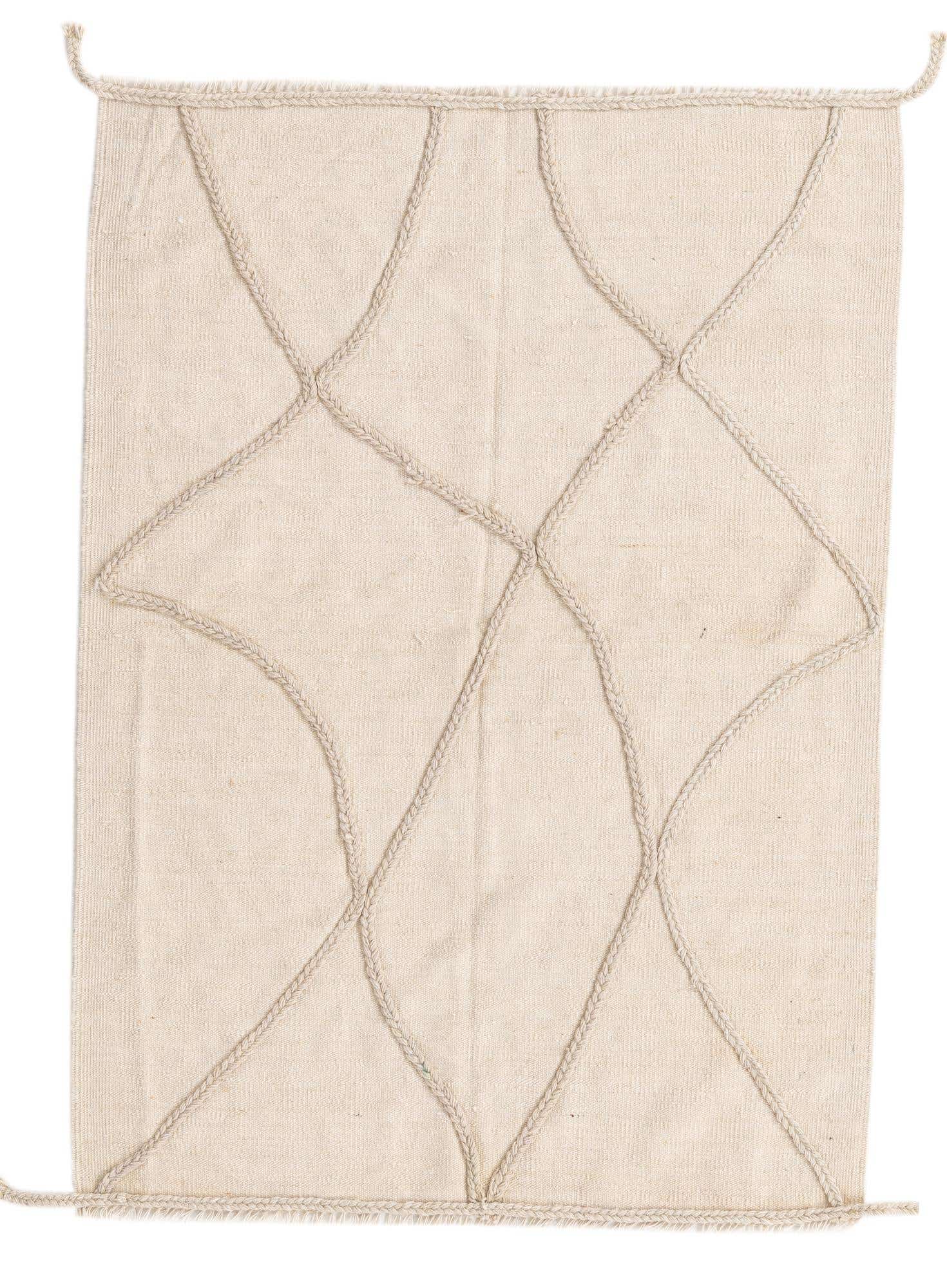 3' 3 x 4' 7 Hand Knotted Moroccan Wool Rug