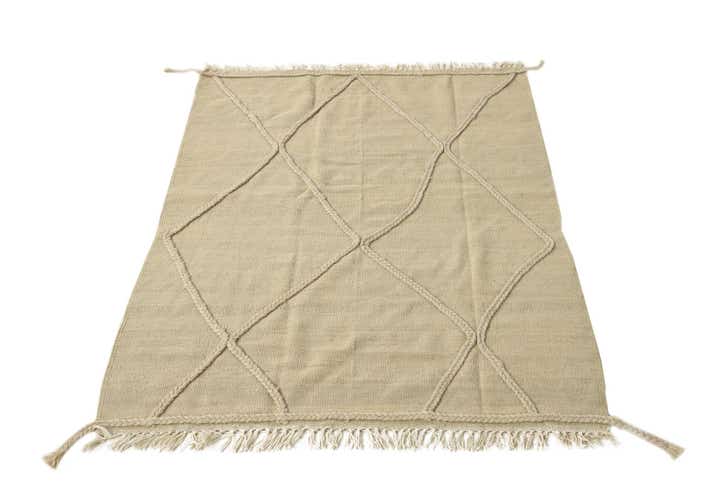 3' 5 x 4' 7 Hand Knotted Moroccan Wool Rug