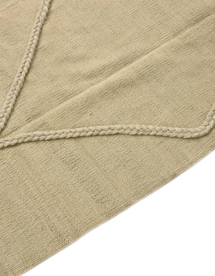 Detail image of 3' 5 x 4' 7  Hand Knotted Moroccan Wool Rug