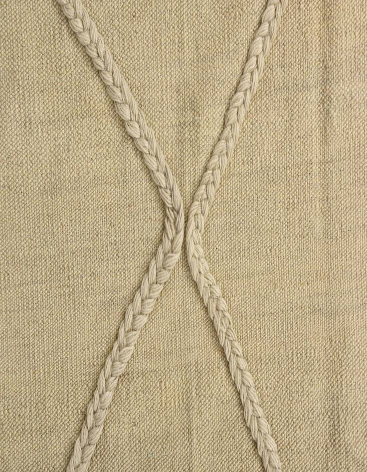 Detail image of 3' 5 x 4' 7  Hand Knotted Moroccan Wool Rug