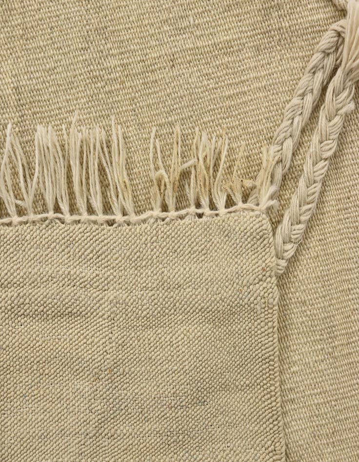 Detail image of 3' 5 x 4' 7  Hand Knotted Moroccan Wool Rug