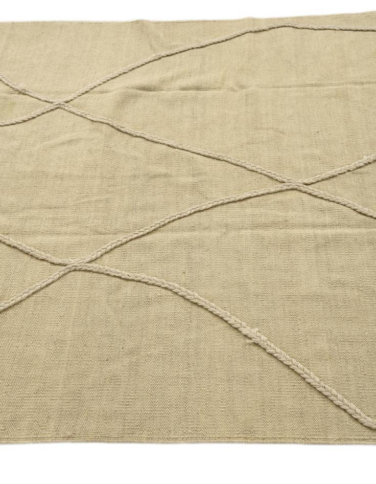 Detail image of 4' x 6' 2  Hand Knotted Moroccan Wool Rug