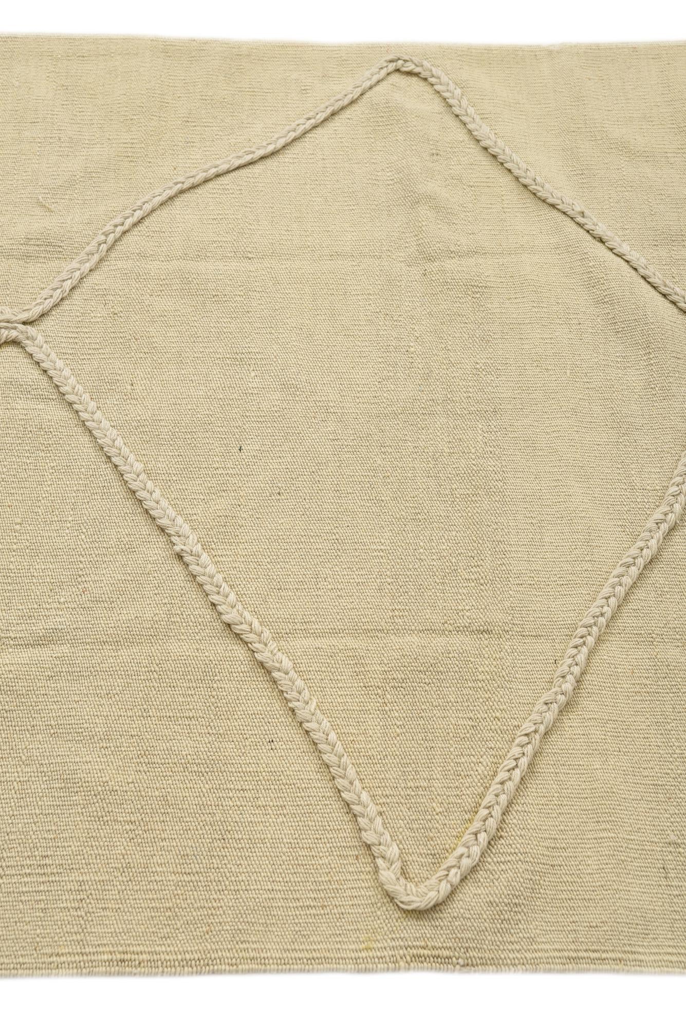 3' 4 x 5' Hand Knotted Moroccan Wool Rug