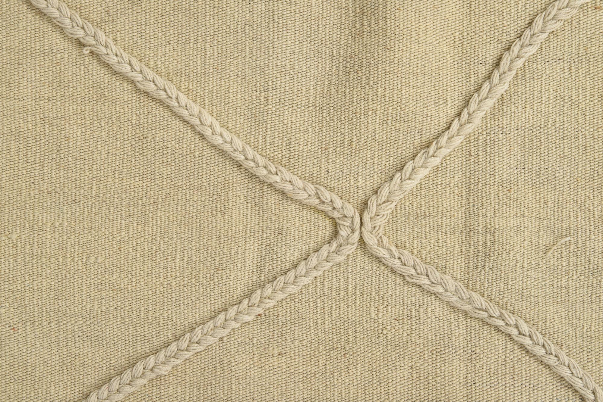 3' 4 x 5' Hand Knotted Moroccan Wool Rug