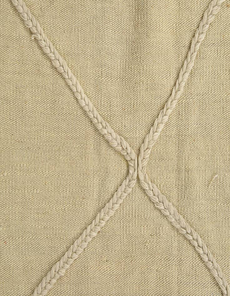 Detail image of 3' 4 x 5'  Hand Knotted Moroccan Wool Rug