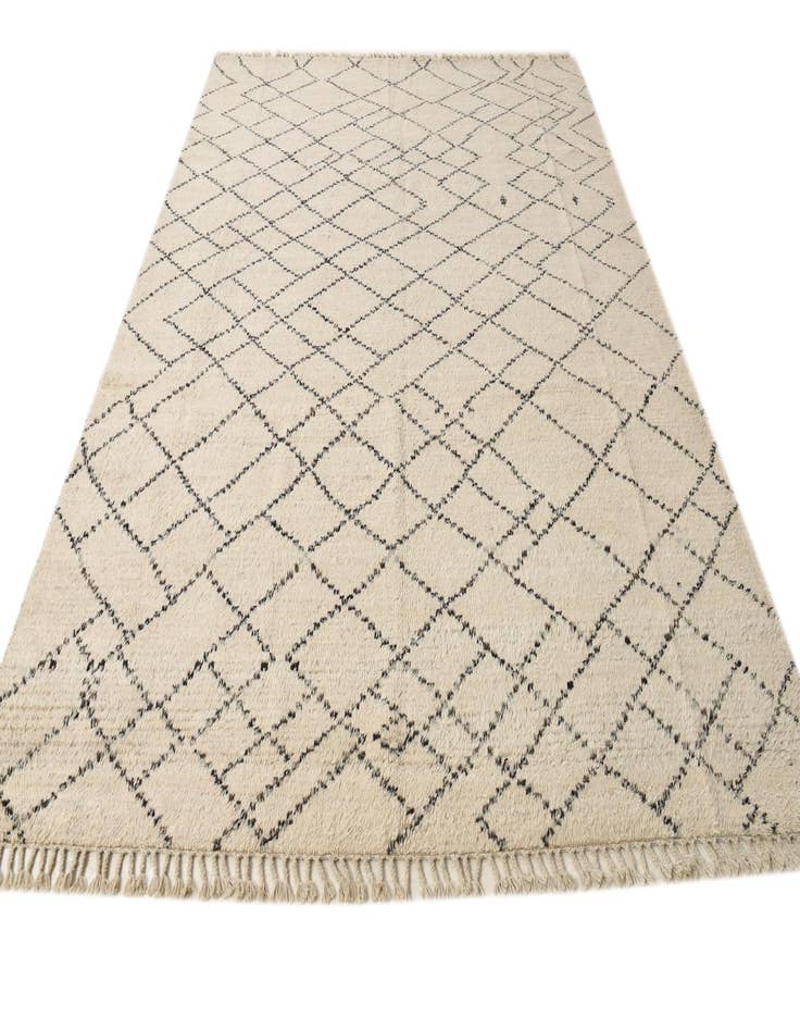 Detail image of 8' x 10' 3  Hand Knotted Moroccan Wool Rug