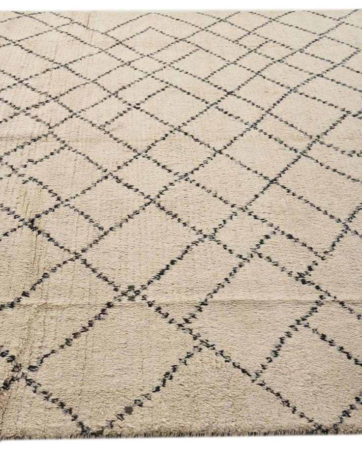 Detail image of 8' x 10' 3  Hand Knotted Moroccan Wool Rug