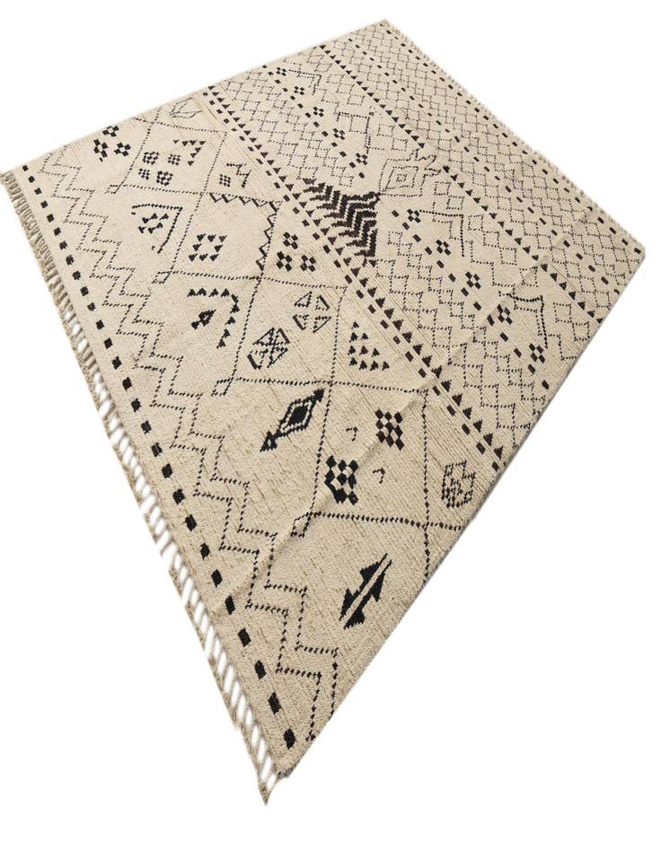 Detail image of 8' 2 x 10' 2  Hand Knotted Moroccan Wool Rug