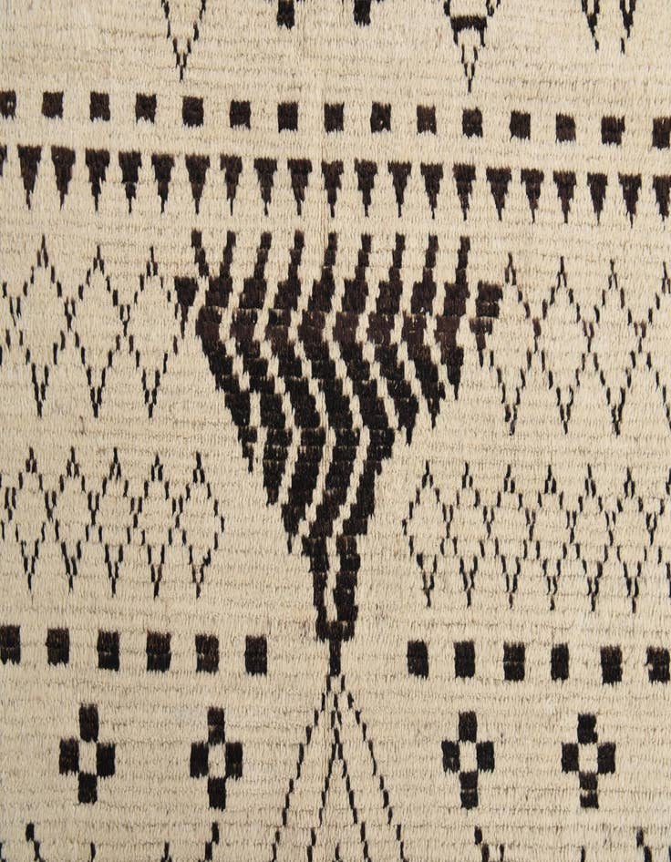 Detail image of 8' 2 x 10' 2  Hand Knotted Moroccan Wool Rug