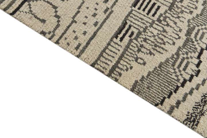 8' 1 x 10' 2 Hand Knotted Moroccan Wool Rug