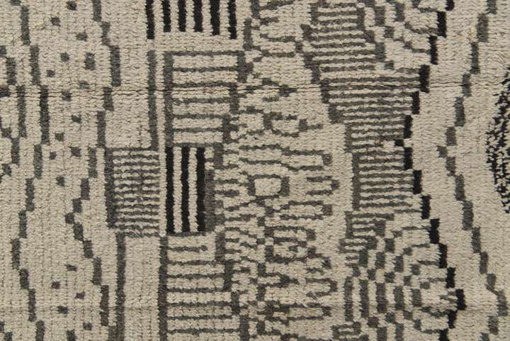 8' 1 x 10' 2 Hand Knotted Moroccan Wool Rug