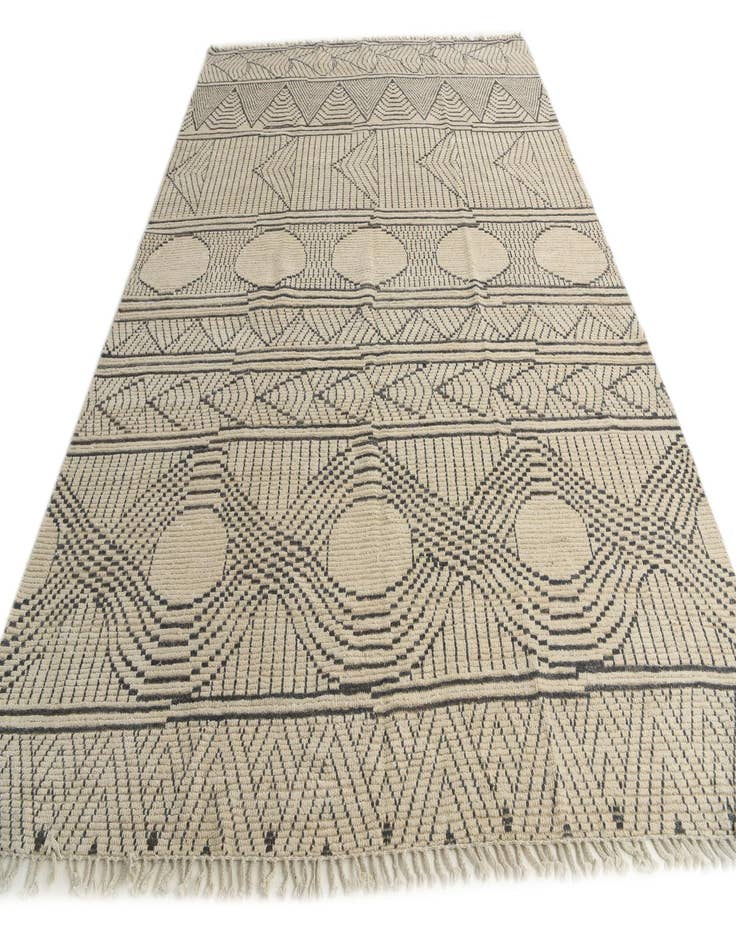 Detail image of 9' x 12' 3 Hand Knotted Moroccan Wool Rug