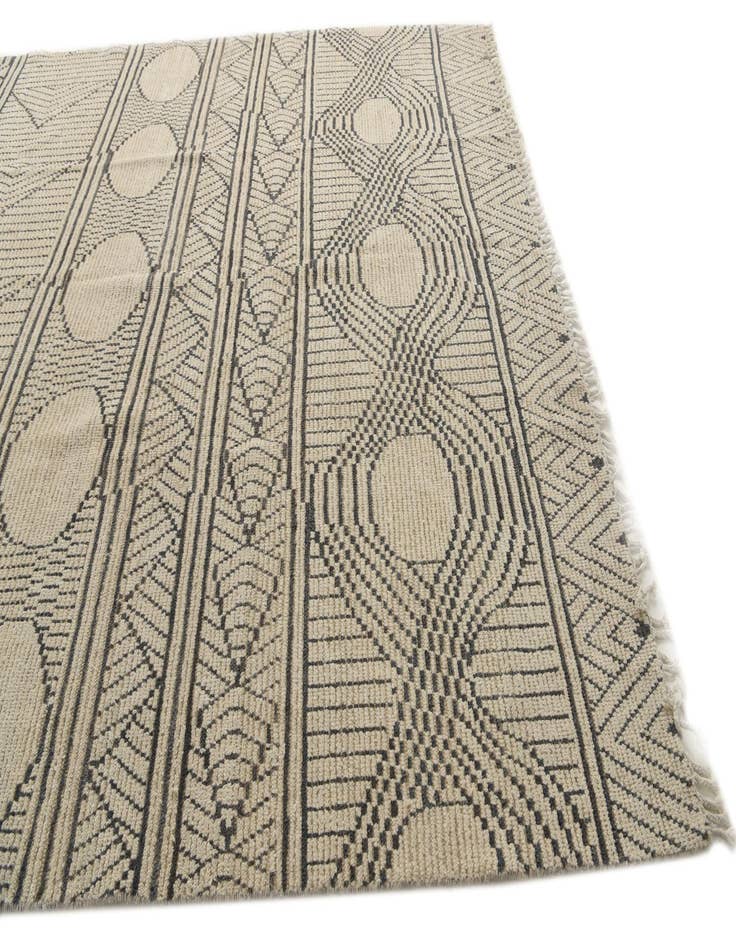 Detail image of 9' x 12' 3 Hand Knotted Moroccan Wool Rug