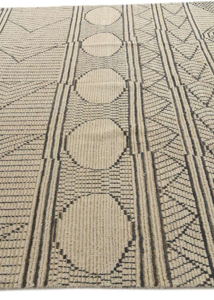 9' x 12' 3 Hand Knotted Moroccan Wool Rug