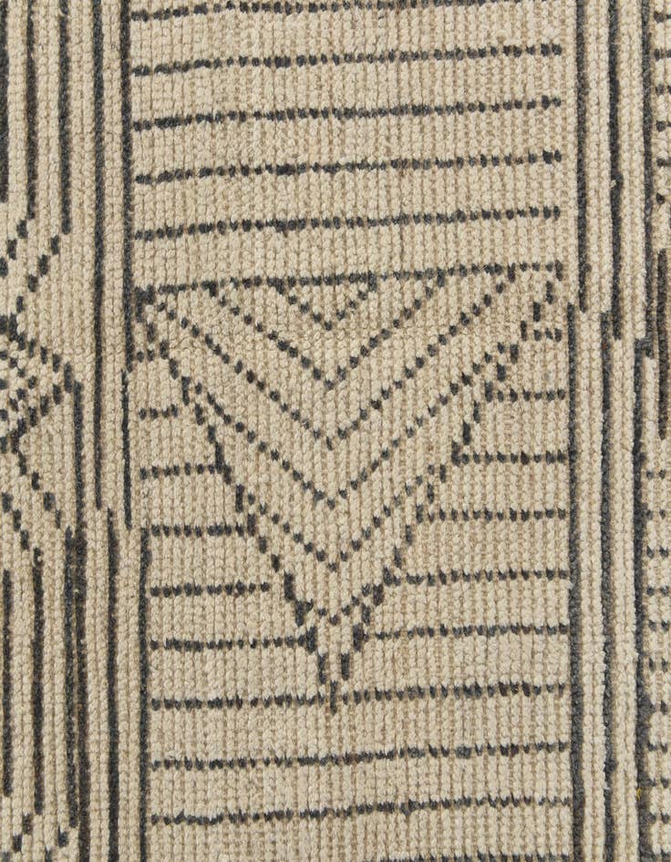 Detail image of 9' x 12' 3  Hand Knotted Moroccan Wool Rug