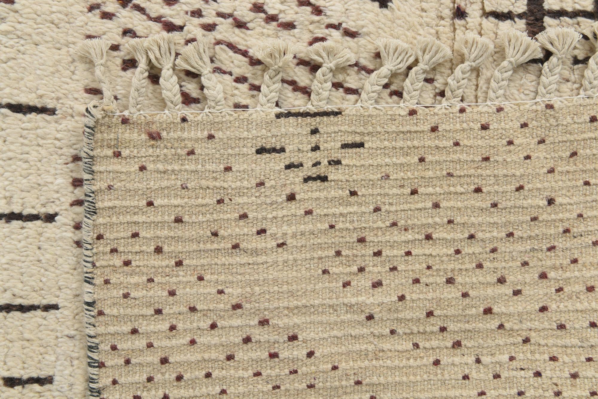 180cm x 280cm anudado a mano marroquí Alfombra Lana