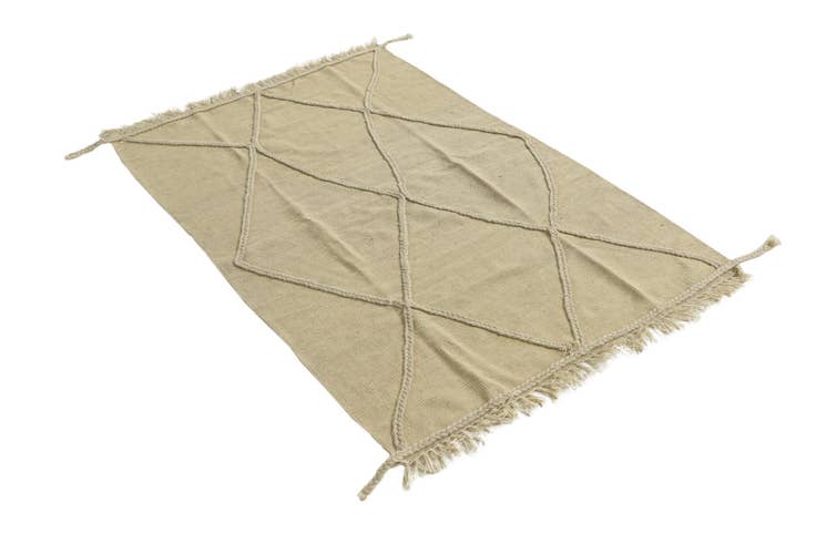 Detail image of 3' 3 x 5' Hand Knotted Moroccan Wool Rug