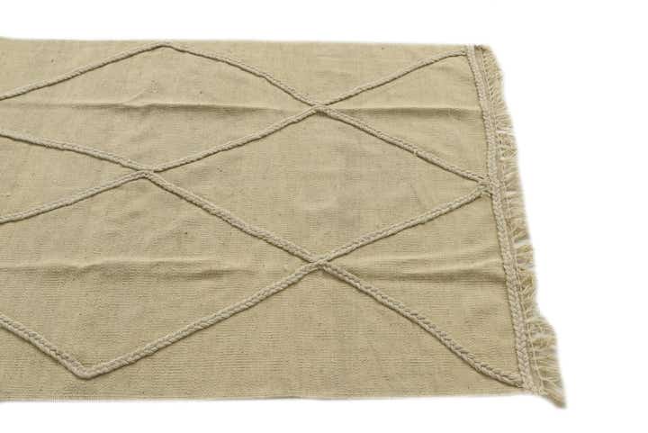 3' 3 x 5' Hand Knotted Moroccan Wool Rug