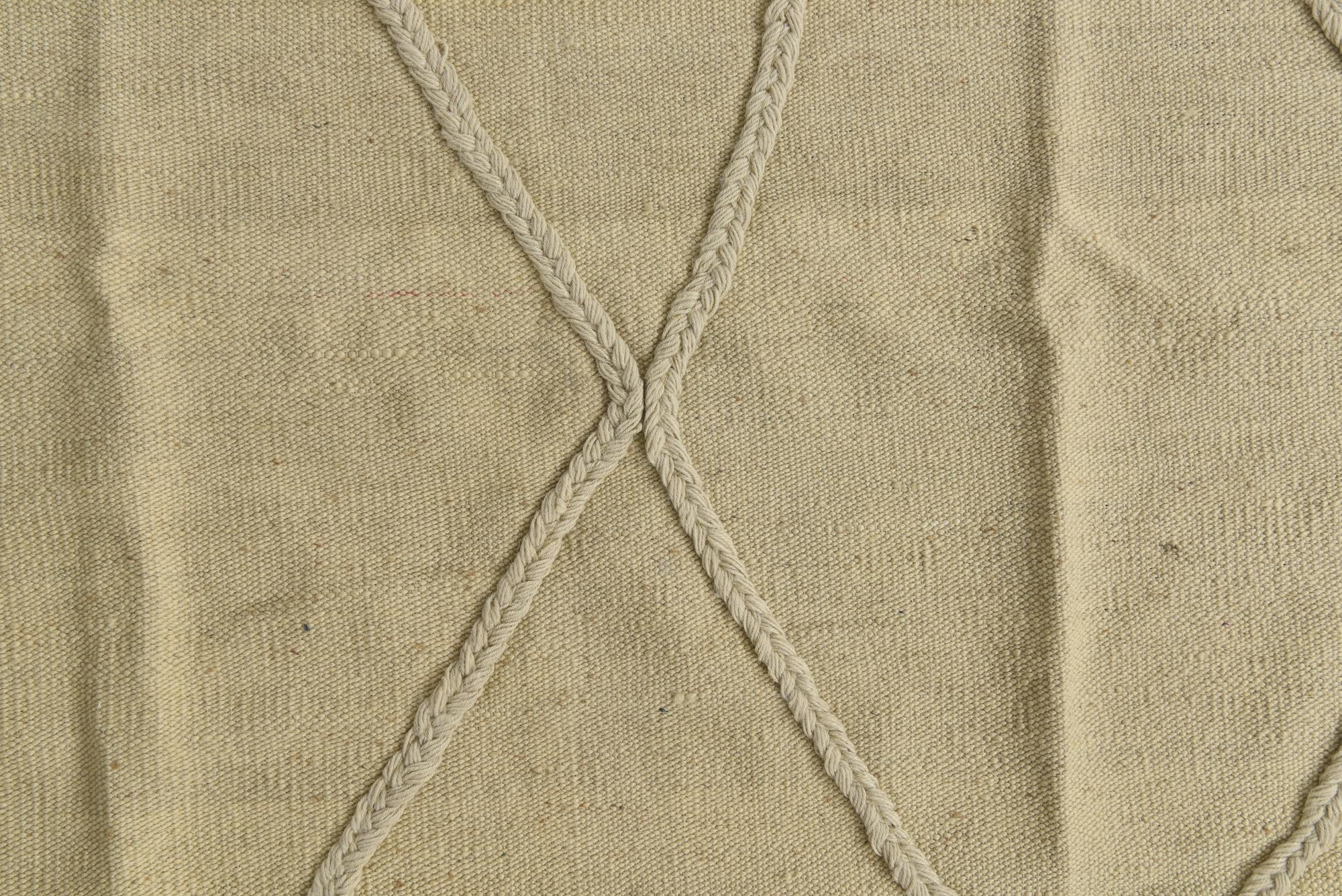 3' 3 x 5' Hand Knotted Moroccan Wool Rug