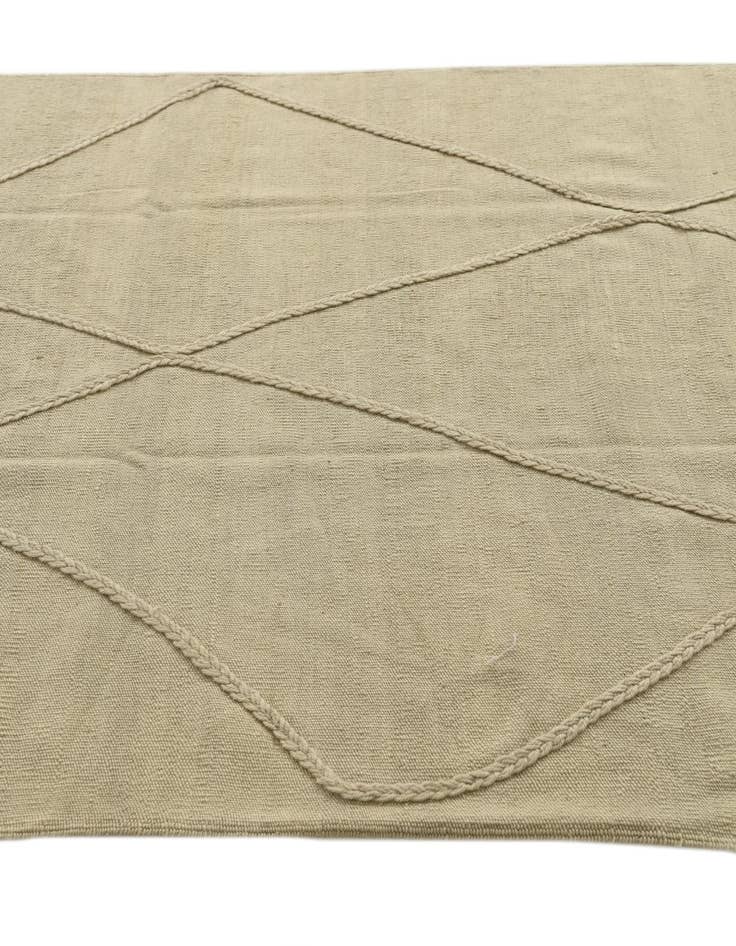 Detail image of 4' 2 x 6' 1  Hand Knotted Moroccan Wool Rug