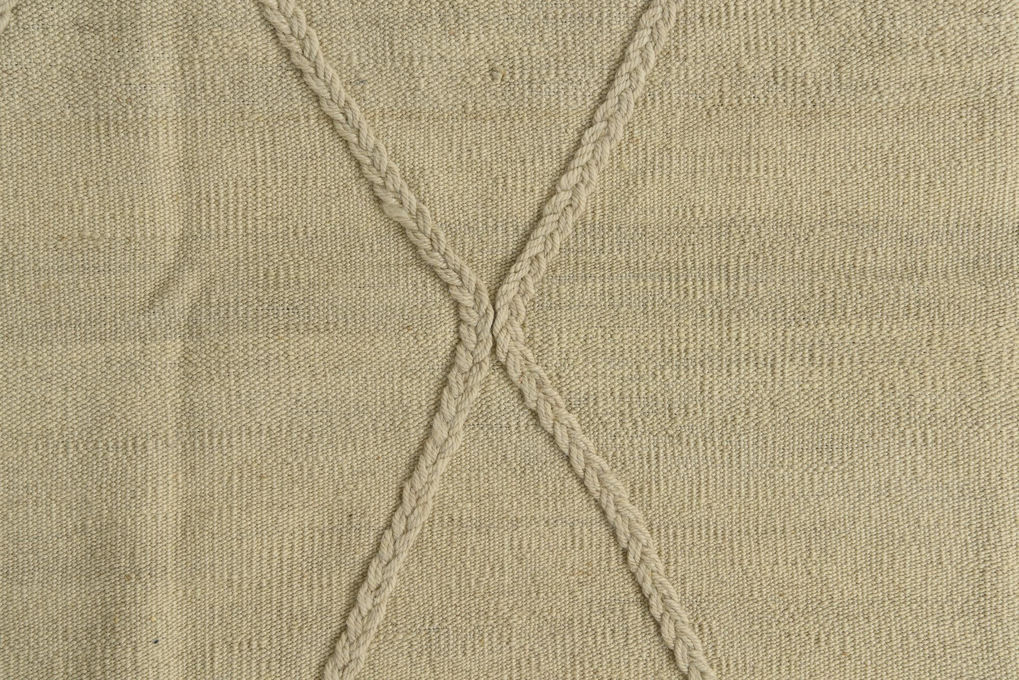 4' 2 x 6' 1 Hand Knotted Moroccan Wool Rug