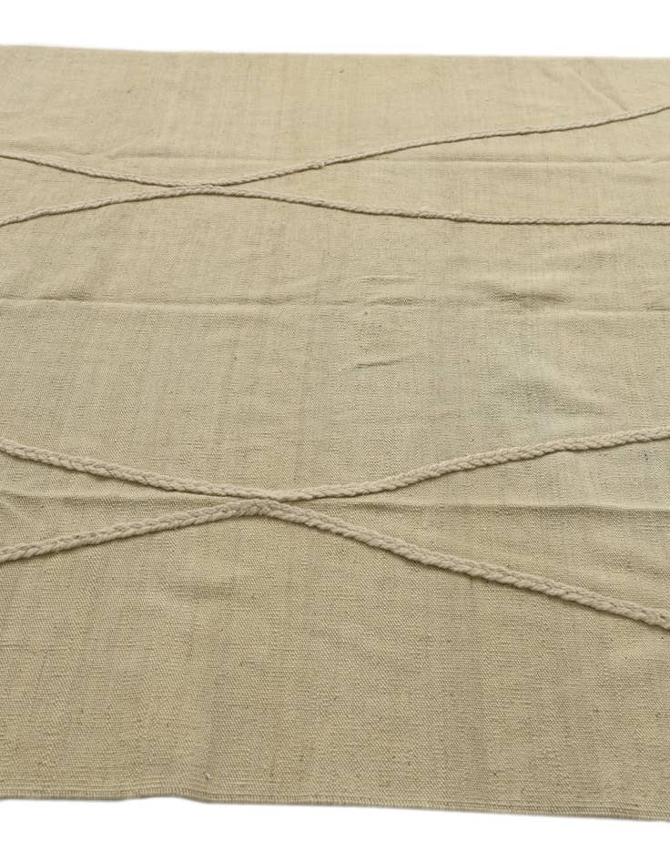 Detail image of 5' 2 x 6' 6 Hand Knotted Moroccan Wool Rug