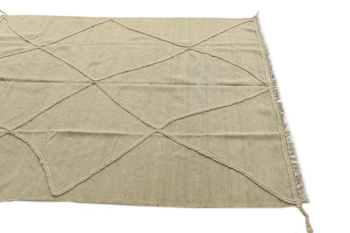 5' x 6' 4 Hand Knotted Moroccan Wool Rug