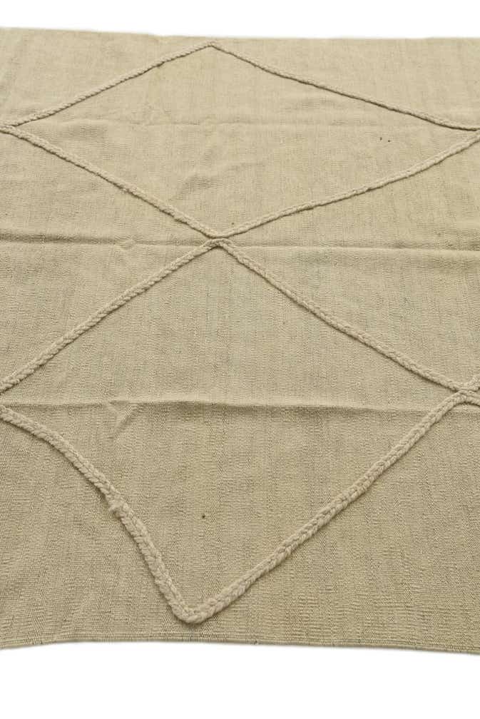 5' x 6' 4 Hand Knotted Moroccan Wool Rug