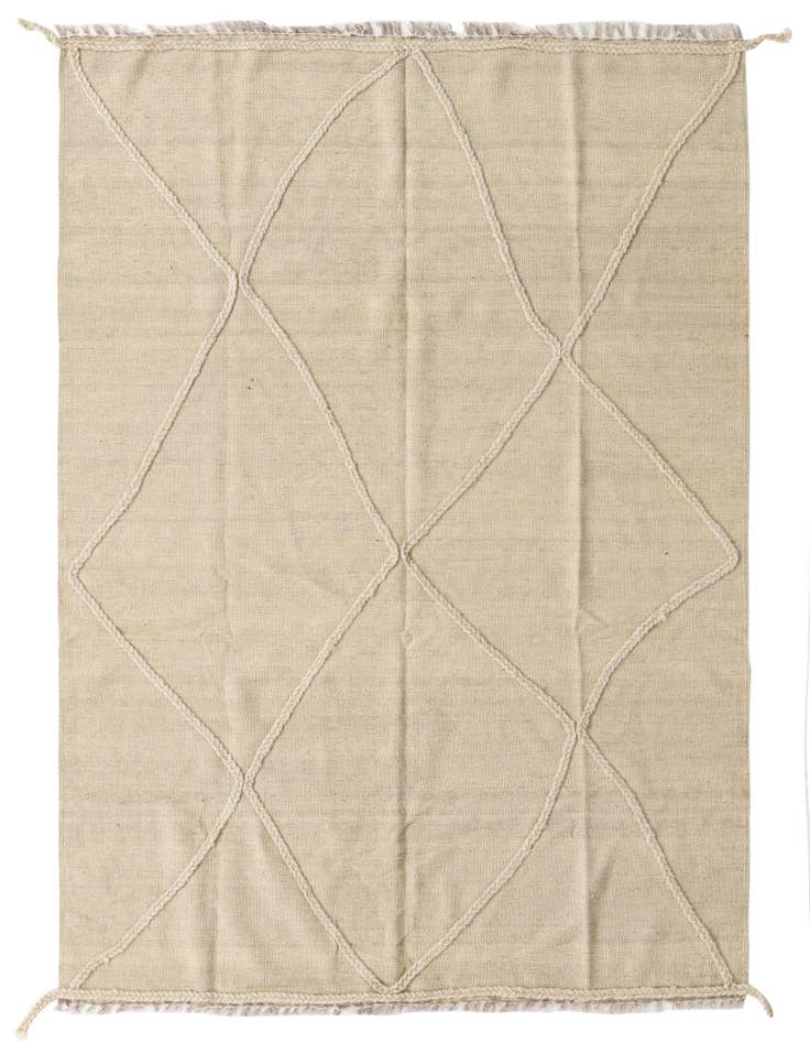 Detail image of 5' x 6' 4 Hand Knotted Moroccan Wool Rug