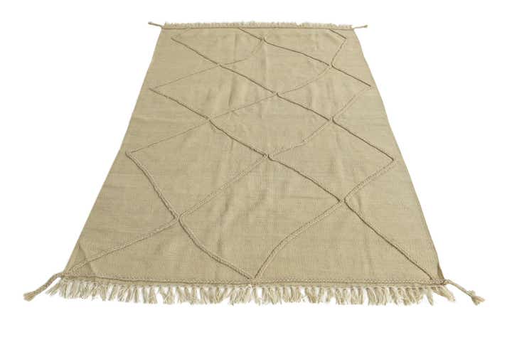 4' 1 x 6' 1 Hand Knotted Moroccan Wool Rug