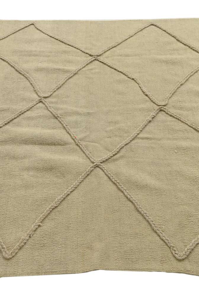 4' 1 x 6' 1 Hand Knotted Moroccan Wool Rug