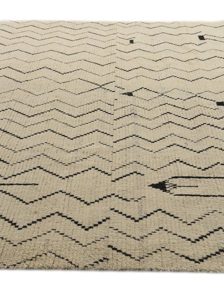 Detail image of 10' x 14' 6  Hand Knotted Moroccan Wool Rug