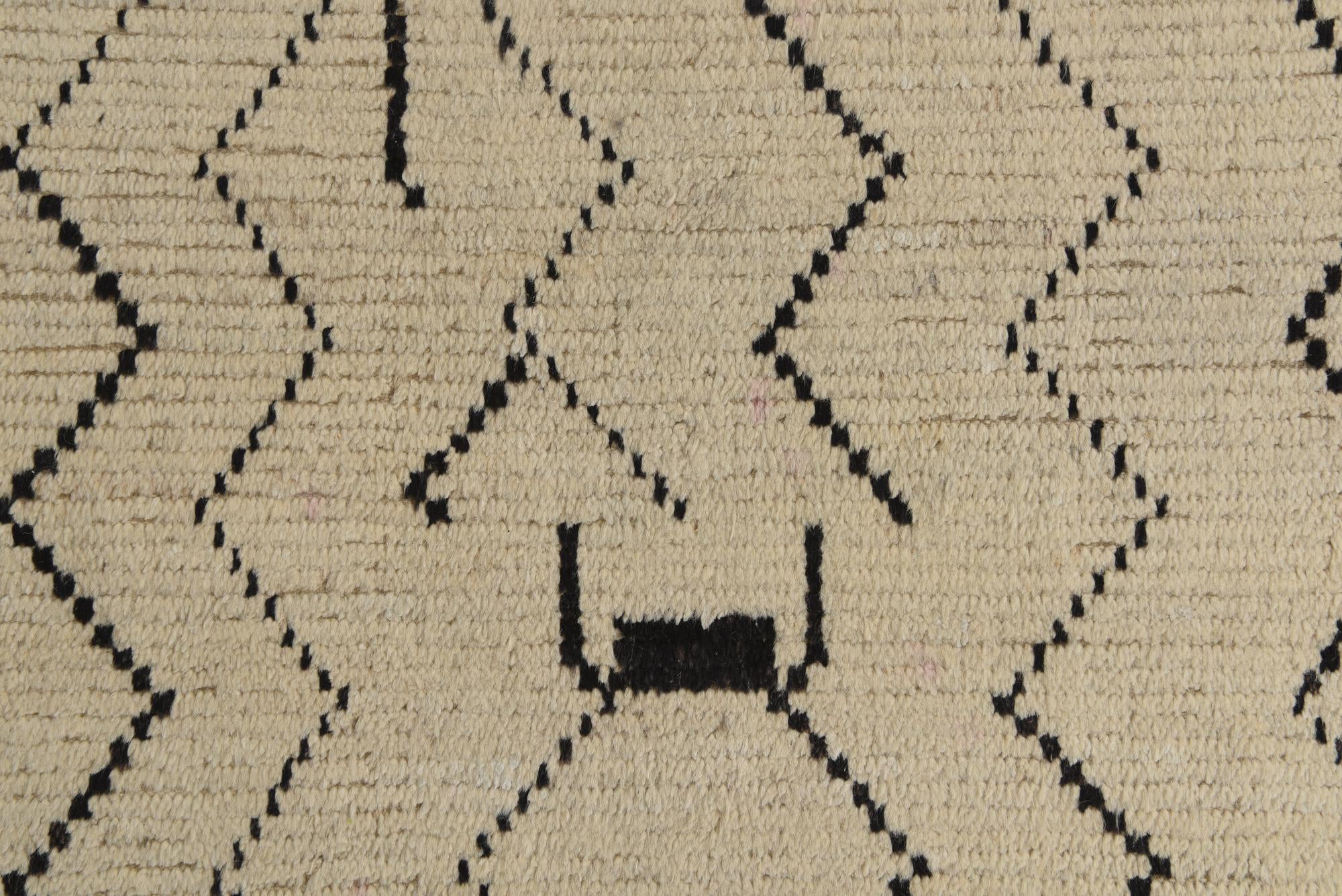 10' x 14' 6 Hand Knotted Moroccan Wool Rug