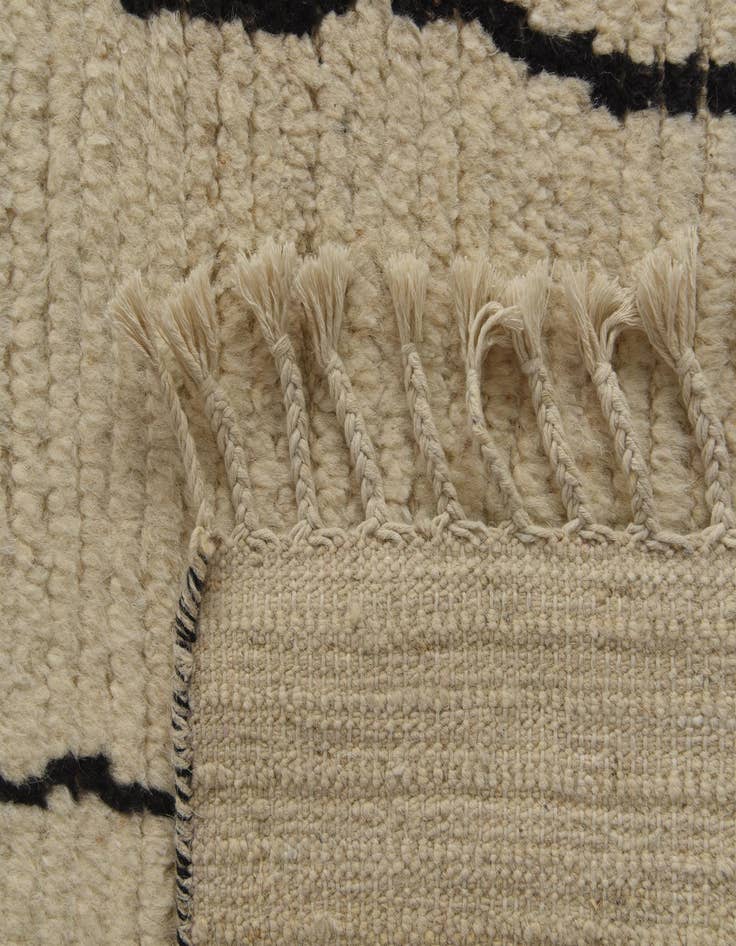 Detail image of 10' x 14' 6  Hand Knotted Moroccan Wool Rug