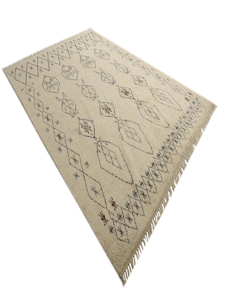 Detail image of 9' 10 x 14' 3  Hand Knotted Moroccan Wool Rug