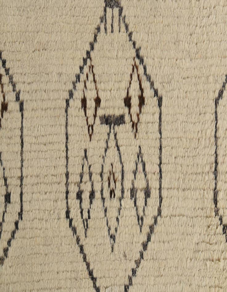 Detail image of 9' 10 x 14' 3  Hand Knotted Moroccan Wool Rug